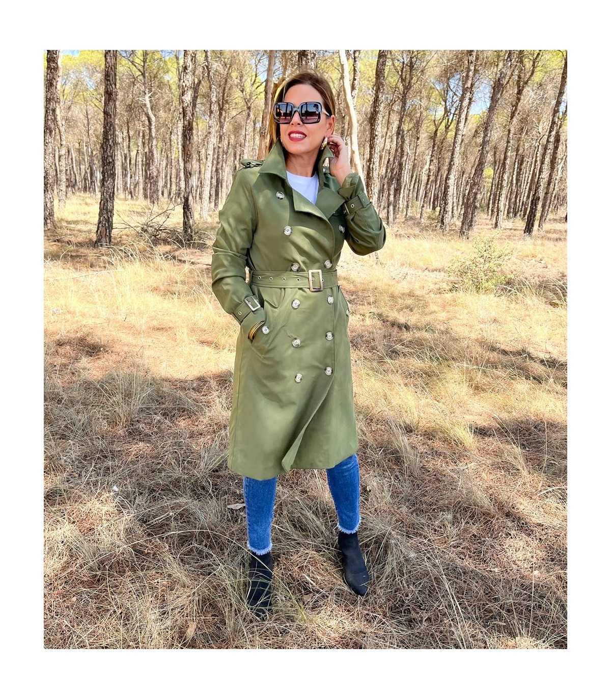 GABARDINA DIANA KAKI