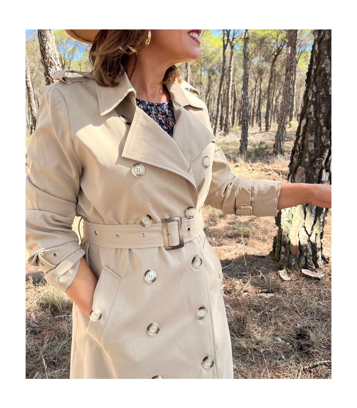 GABARDINA DIANA BEIGE