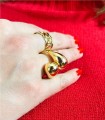 ANILLO GOTA ABIERTO ORO