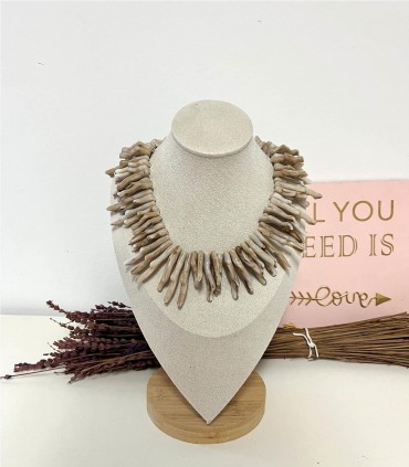 COLLAR CORALES GRIS
