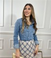 CAMISA DENIM BOTON NACAR DEMIN