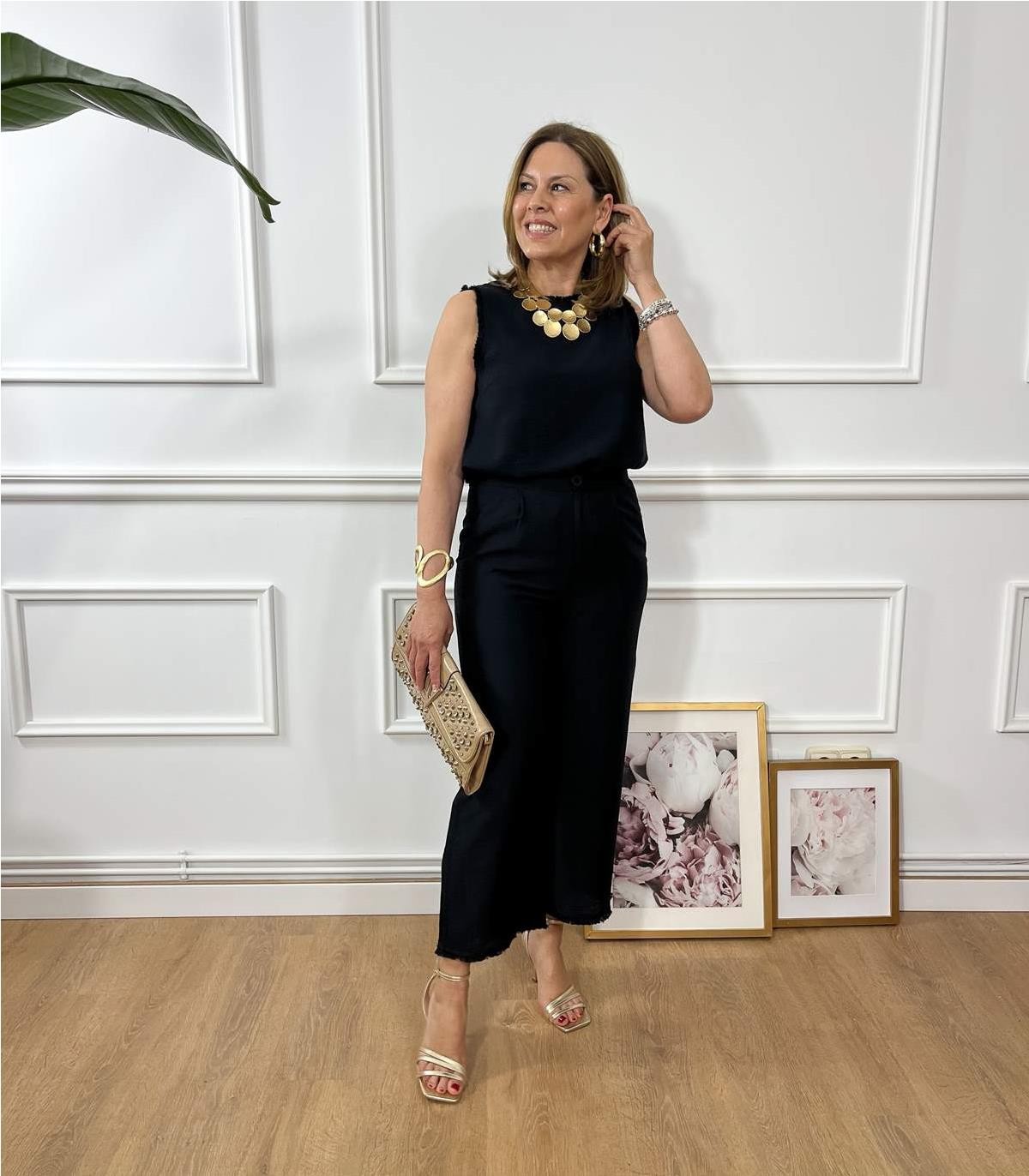 CONJUNTO CAMISETA PANTALON NEGRO