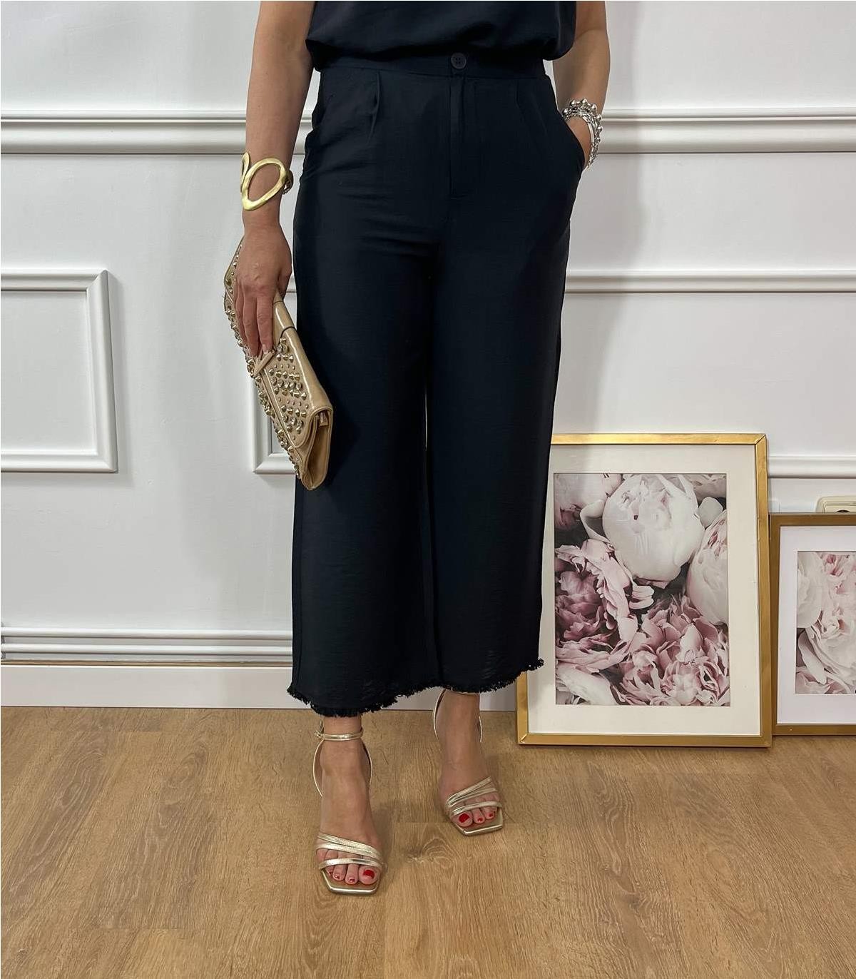 CONJUNTO CAMISETA PANTALON NEGRO