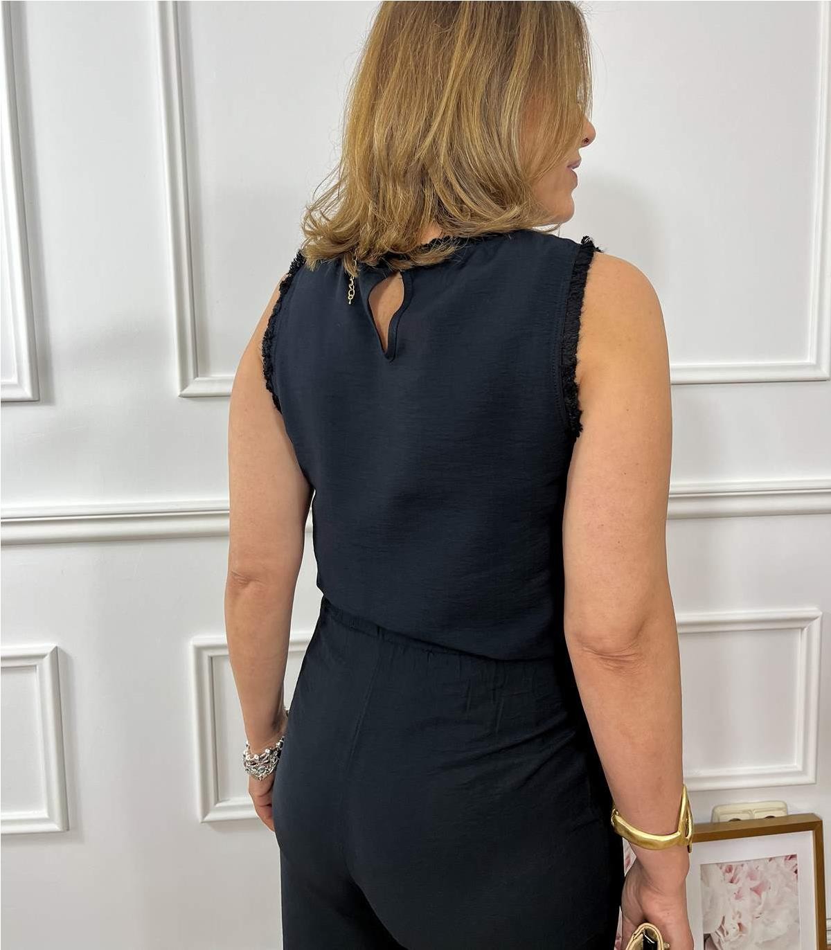 CONJUNTO CAMISETA PANTALON NEGRO