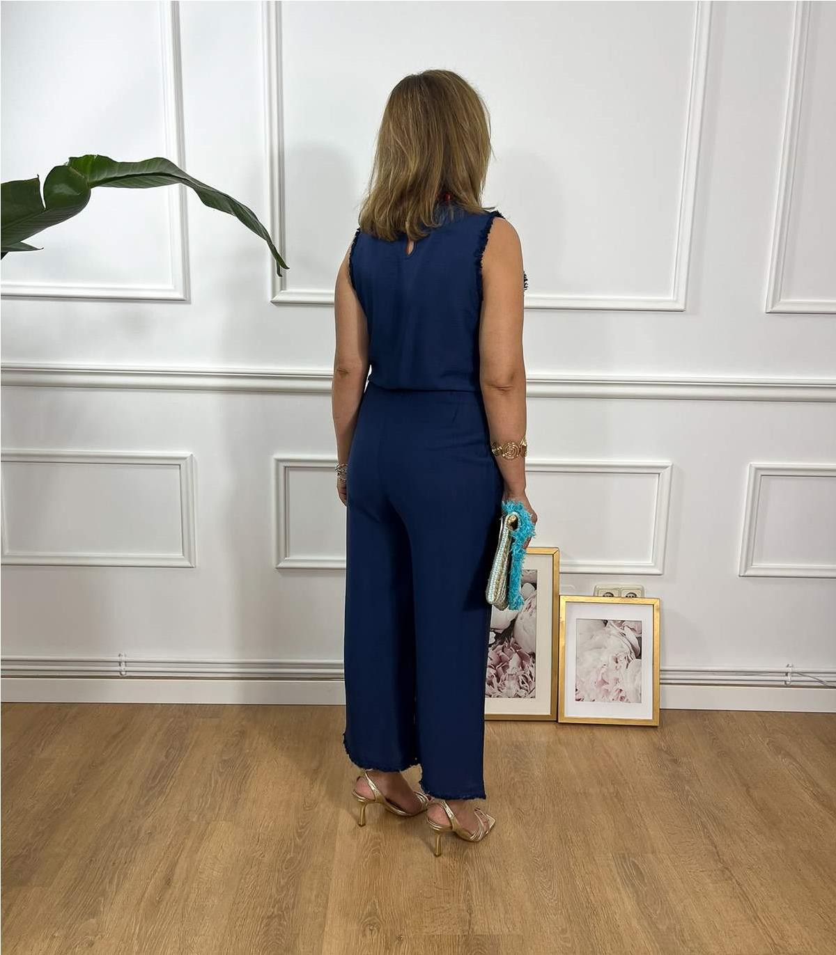 CONJUNTO CAMISETA PANTALON AZUL MARINO