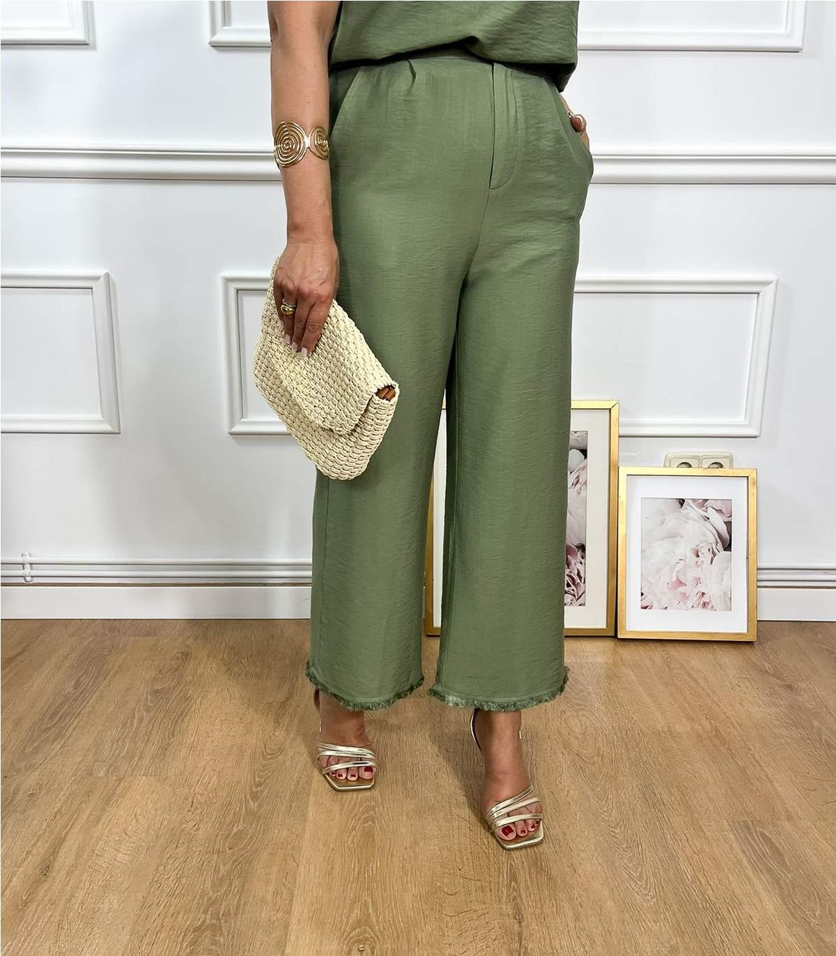 CONJUNTO CAMISETA PANTALON 27 KAKI