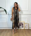 VESTIDO CUELLO PICO NEGRO