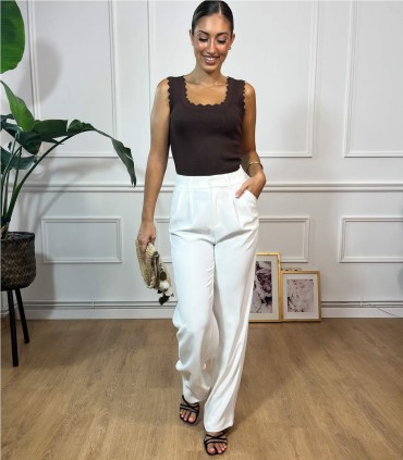 PANTALON MACA BLANCO