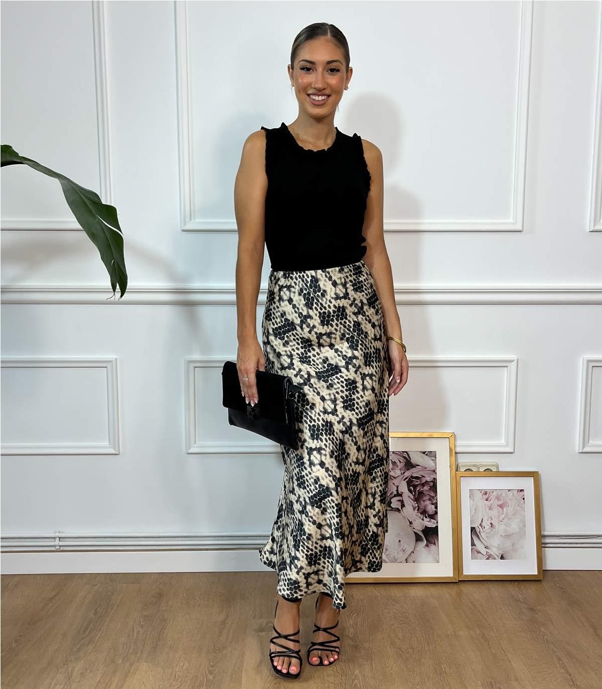 TOP CANALE VOLANTES NEGRO