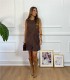 VESTIDO ANTELINA MARRON