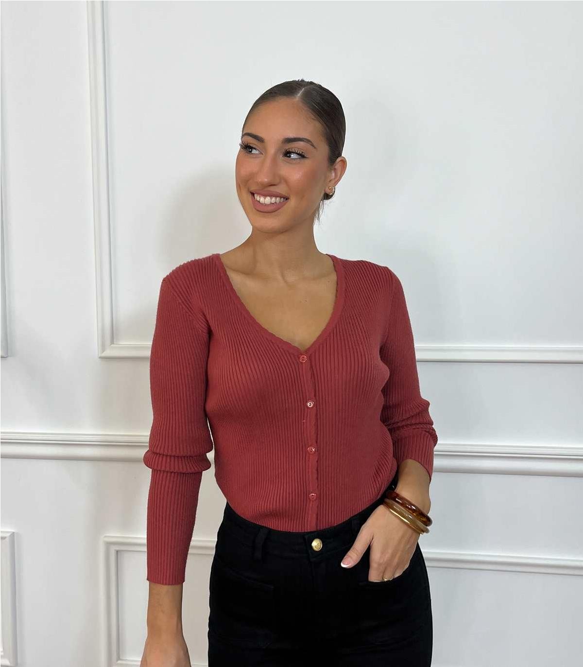 REBECA CUELLO ONDAS TEJA