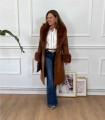 GABARDINA EFECTO PIEL CAMEL