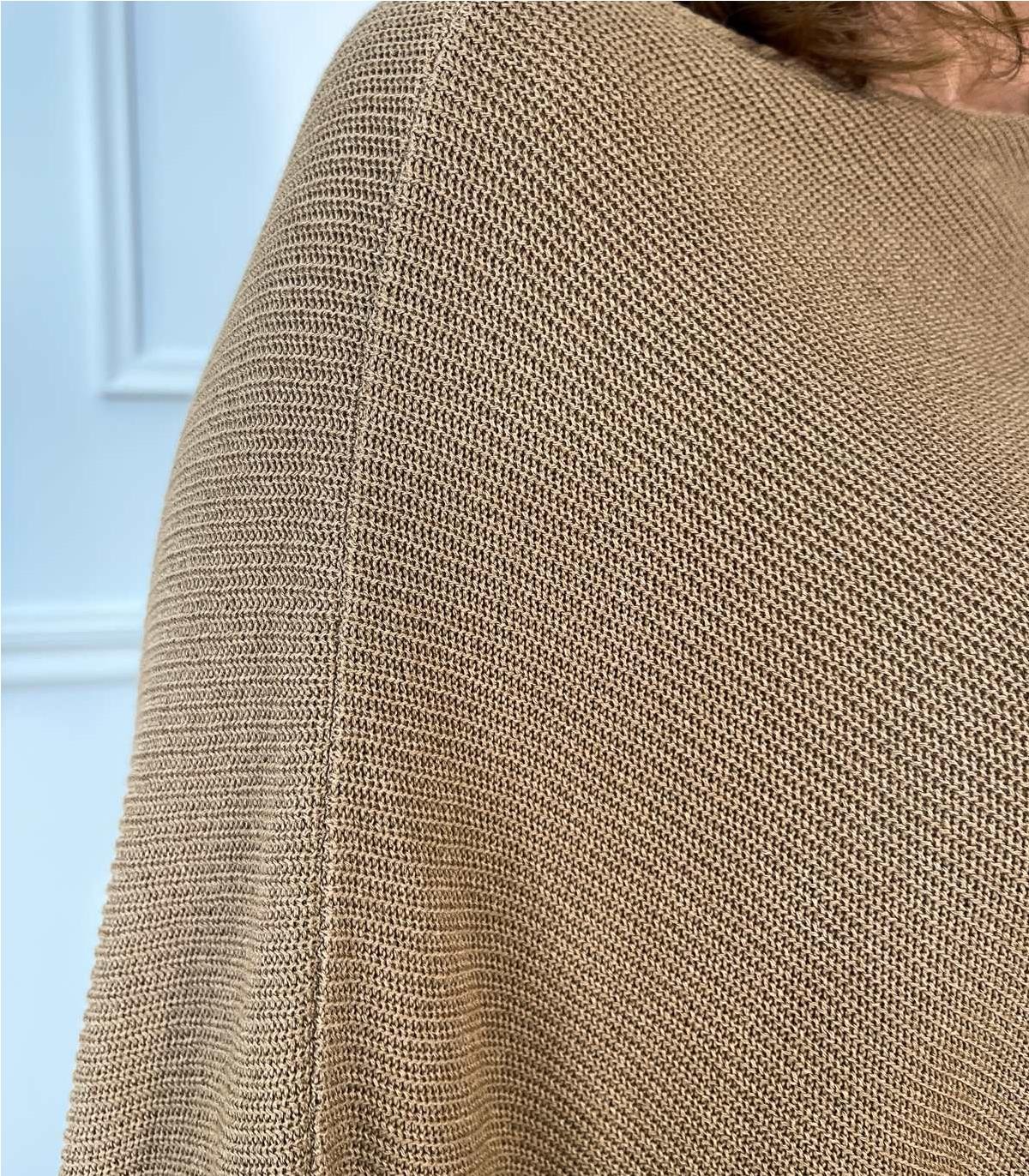 PONCHO PUNTO CAMEL