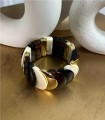PULSERA MULTICOLOR ENGOMADA MARRON