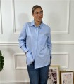 CAMISA OVERSIZE BASICA AZUL