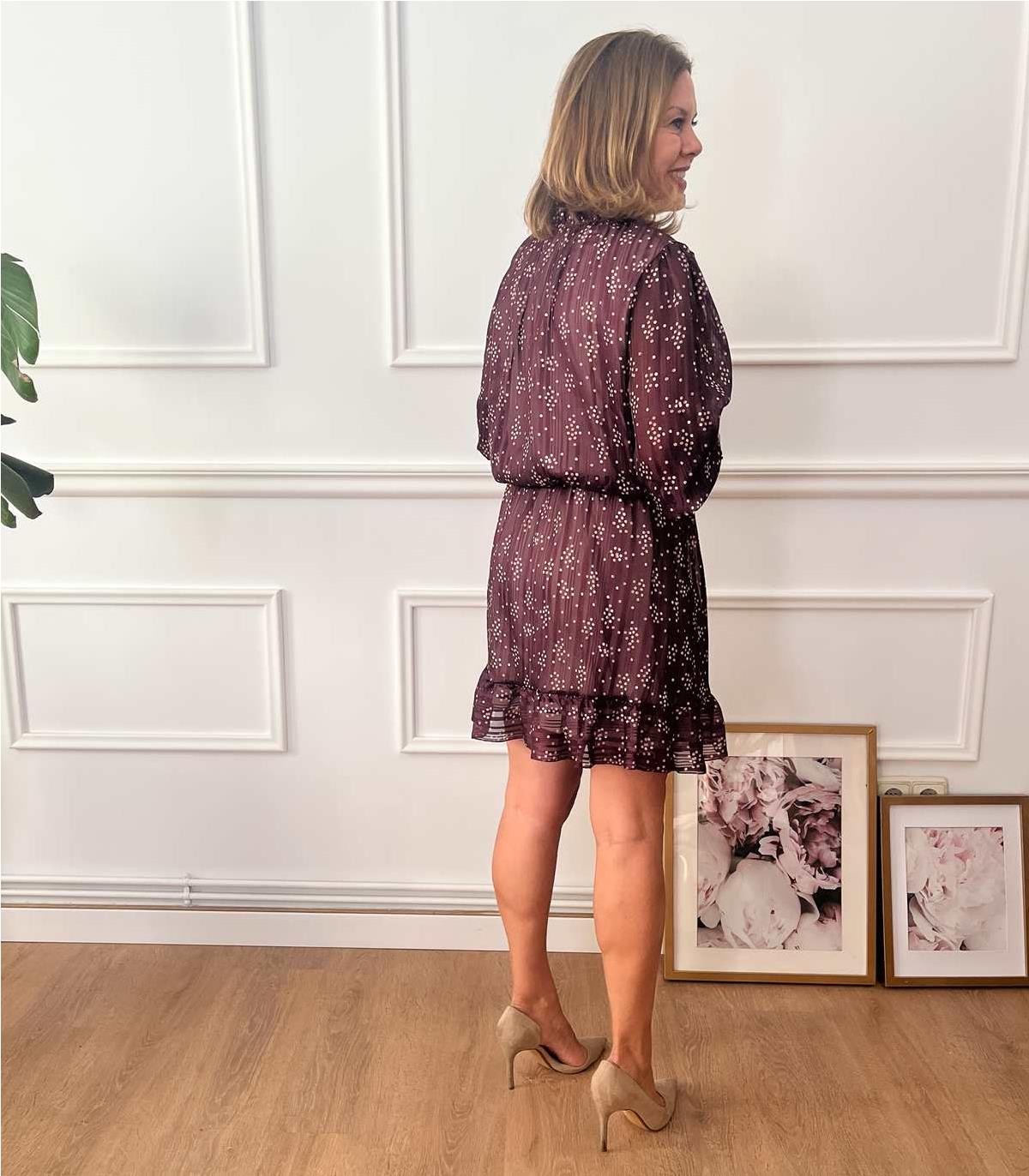VESTIDO VALERIA BURDEOS