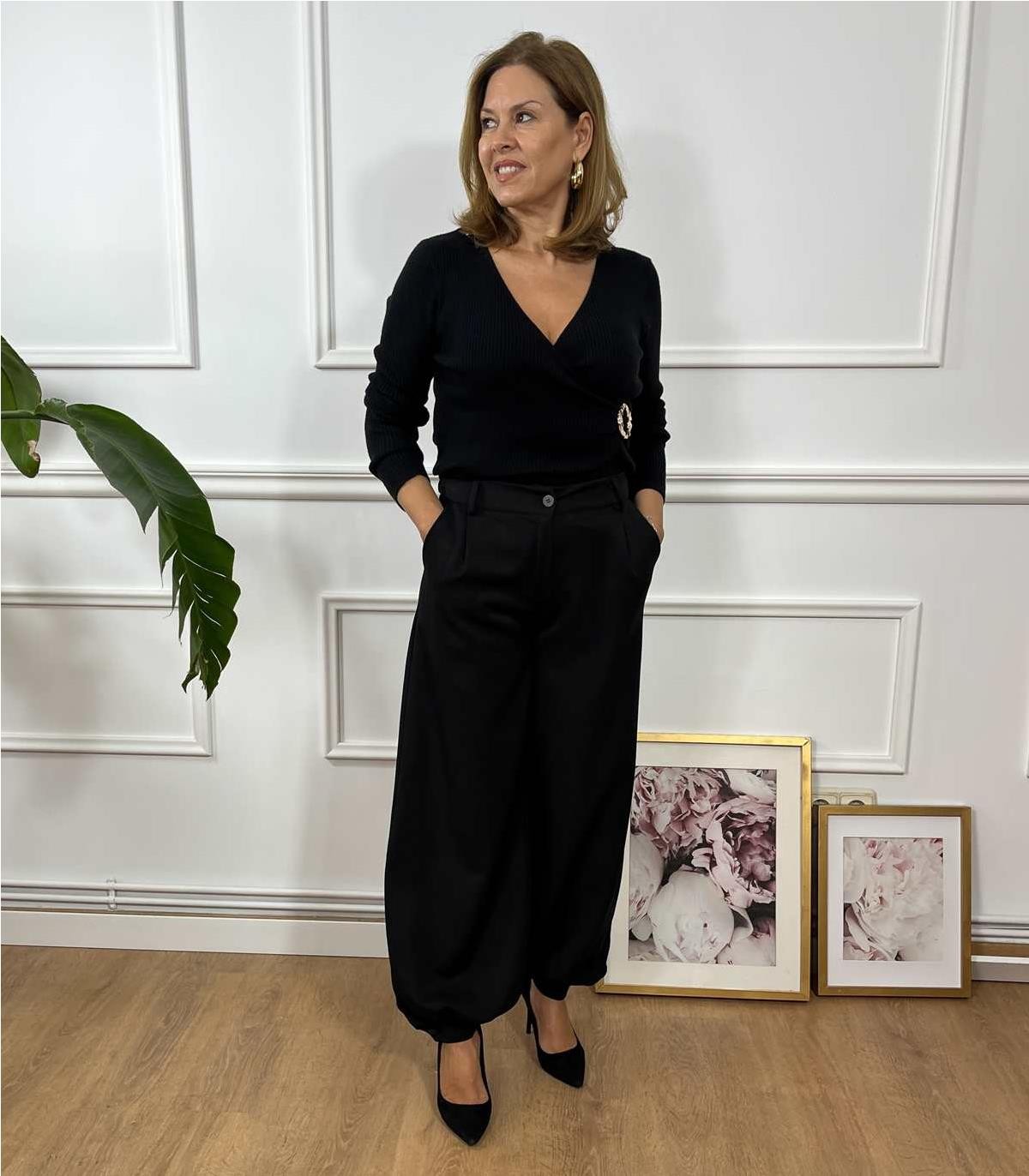 JERSEY CASSIDY CRUZADO NEGRO