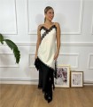 VESTIDO LENCERO  PUNTILLA CRUDO