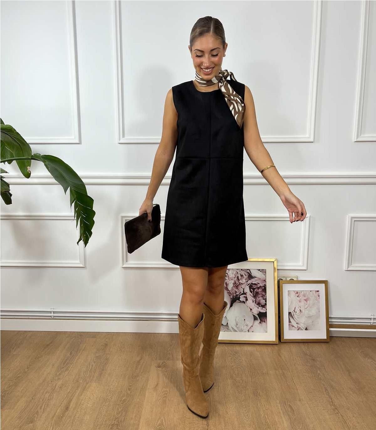 VESTIDO ANTELINA NEGRO