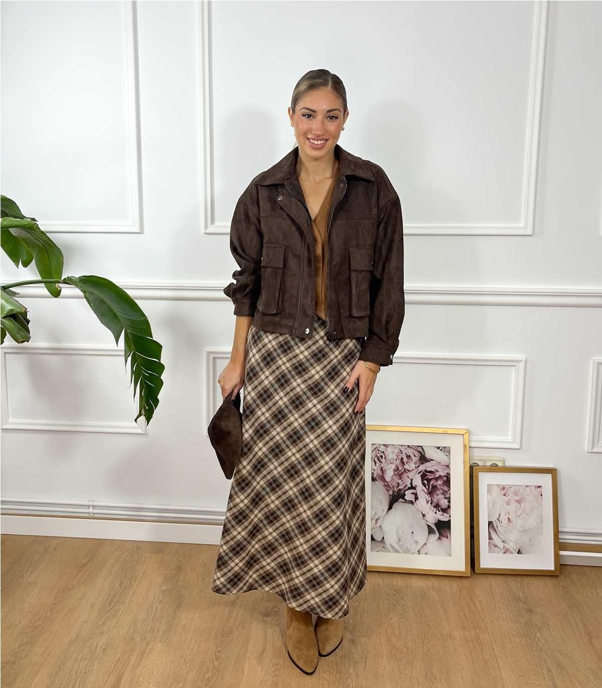 CHAQUETA LAYLA ANTELINA MARRON