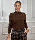 JERSEY BASICO MARRON
