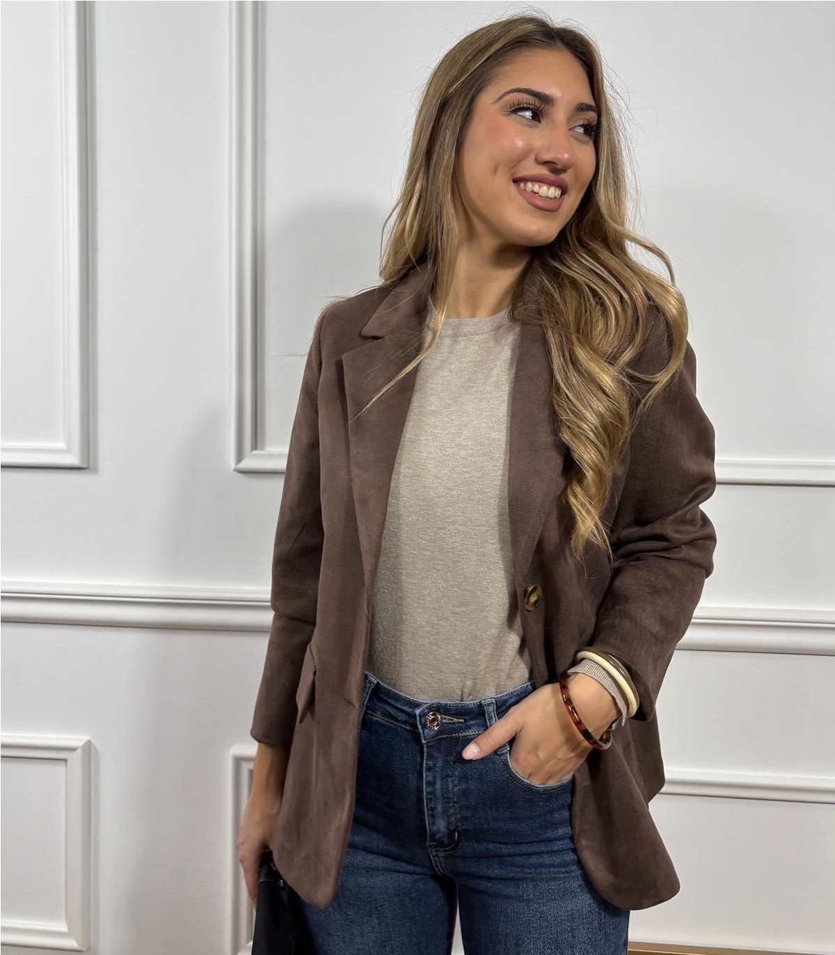 BLAZER ANTELINA MARRON