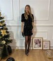 VESTIDO LENTEJUELAS NEGRO