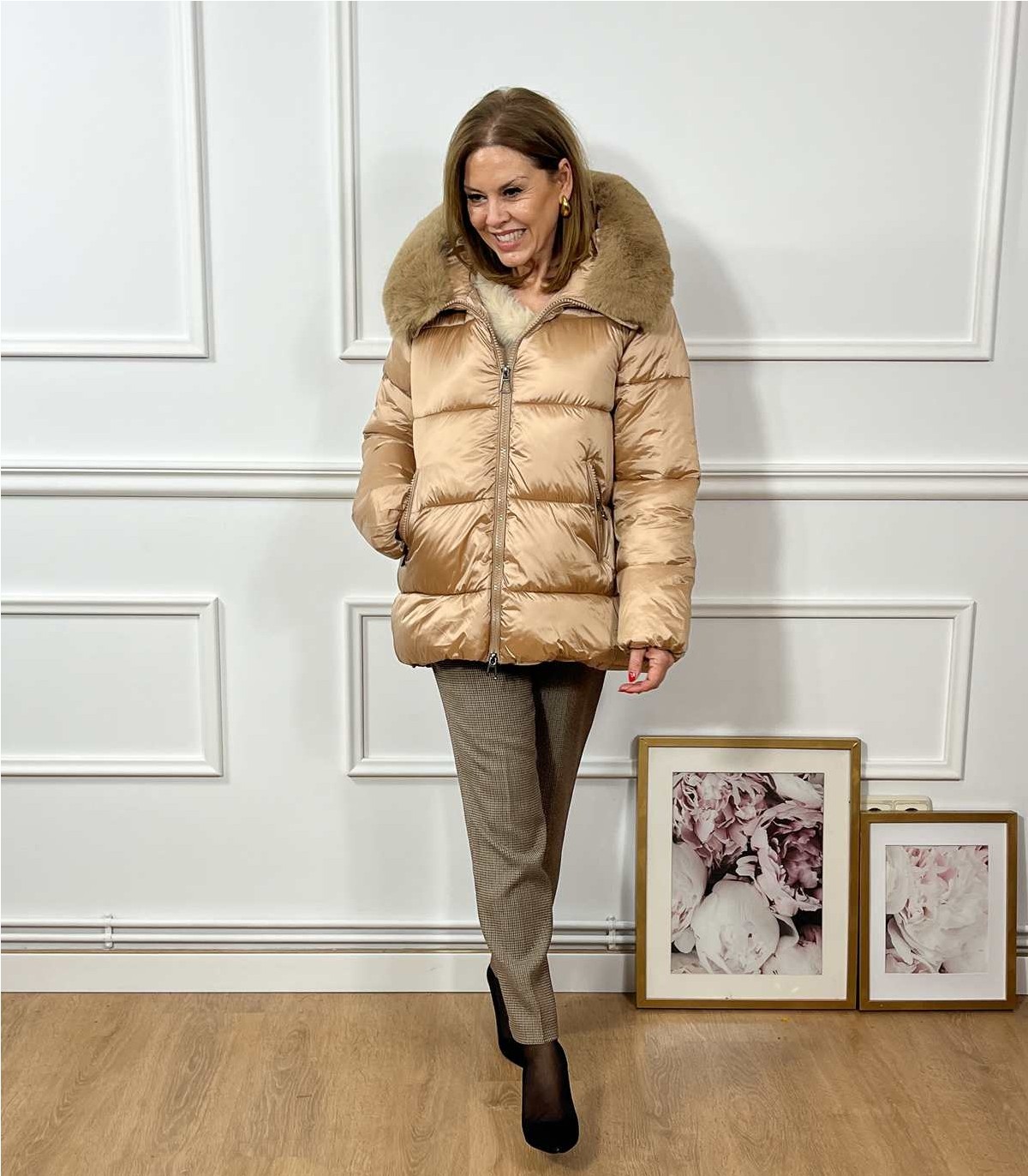 PLUMAS CARMEN CAPUCHA PELO CAMEL